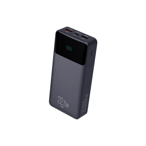Power Bank Pro 20000mAH ELG PB200BK, Bateria Portátil Universal, Carga Rápida, Display Indicador, Entradas Micro USB e USB-C, 2 Portas USB-A, PD+QC3.0, Preto