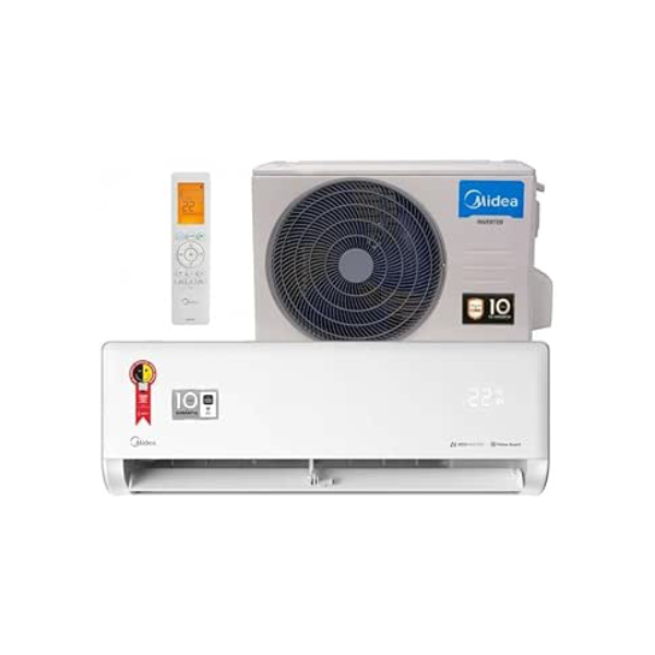 Ar-condicionado Split Inverter 9000 Btus Midea Ai Ecomaster High Wall Só Frio 42ezvca09m5/38ezvca09m5 220v