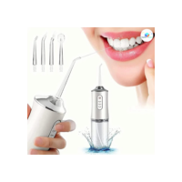 Irrigador Bucal USB Multifuncional 3 em 1 Jato Água Fio Dental Limpador Dentes