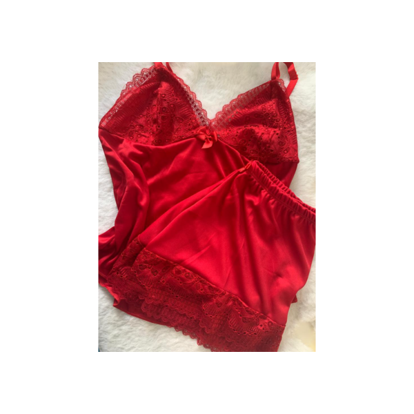 Pijama Baby doll feminino Adulto Conforto Sexy Luxo
