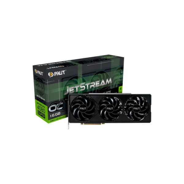 Placa de Video RTX 4080 Super Jetstream OC Palit NVIDIA GeForce, 16GB GDDR6X, DLSS, Ray Trancing, G-Sync - NED408SS19T2-1032J