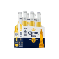 Cerveja Mexicana Corona Garrafa 330ml Com 6 Unidades