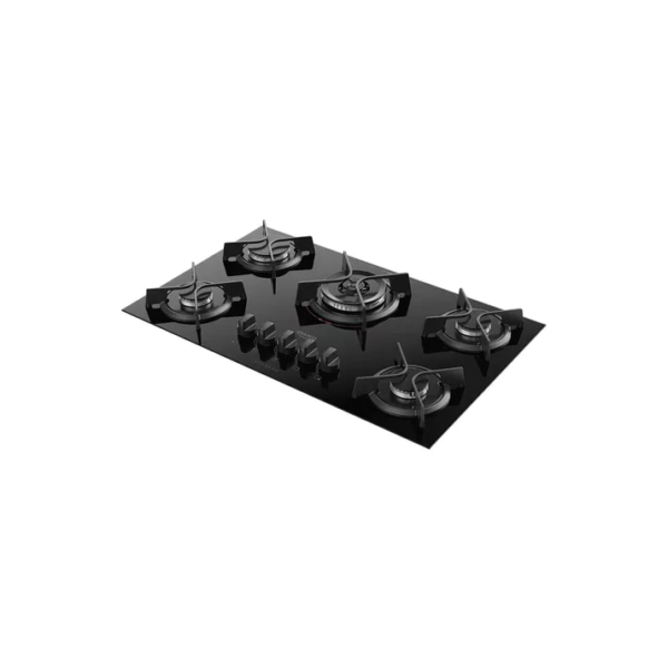 Fogão cooktop a Gás Dako fogão Cooktop embutir preto bivolt 5 queimadores