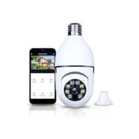 Camera Ip Inteligente 1080P Wifi Lampada Panoramica Giratória 360° Yoosee Espiã e Segurança | Alpha Ecom