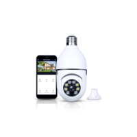 Camera Ip Inteligente 1080P Wifi Lampada Panoramica Giratória 360° Yoosee Espiã e Segurança | Alpha Ecom