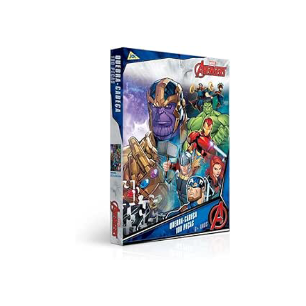 Os Vingadores - Quebra-cabeça - 100 peças - Toyster Brinquedos