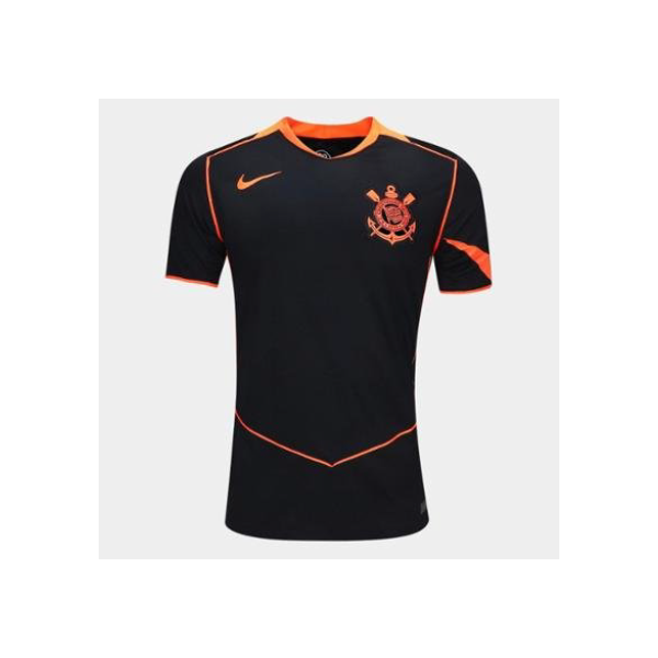 Camisa Corinthians Nike Total 90 III 2025/26 Torcedor Pro Masculina - Preto+Laranja