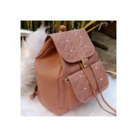 Mochila Feminina  de Couro Para Notebook