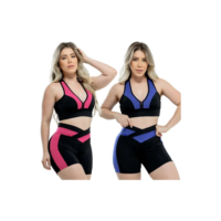 Kit 2 Roupas De Academia Feminina Conjunto Treino Ginástica