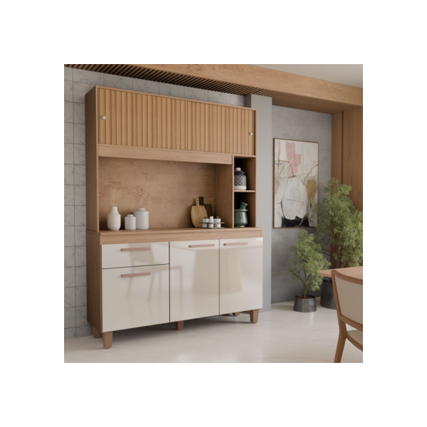 Cozinha Compacta Primavera 5 Portas 1 Gaveta