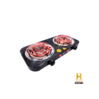 Mini Fogão Elétrico Portátil 2000w Fogareiro 110v/220v 600 °c 2 Bocas Linha Premium Top Promo