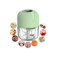 Mini Processador Triturador Sem Fio Elétrico De Alimentos Para Legumes Alho Gengibre 250ML