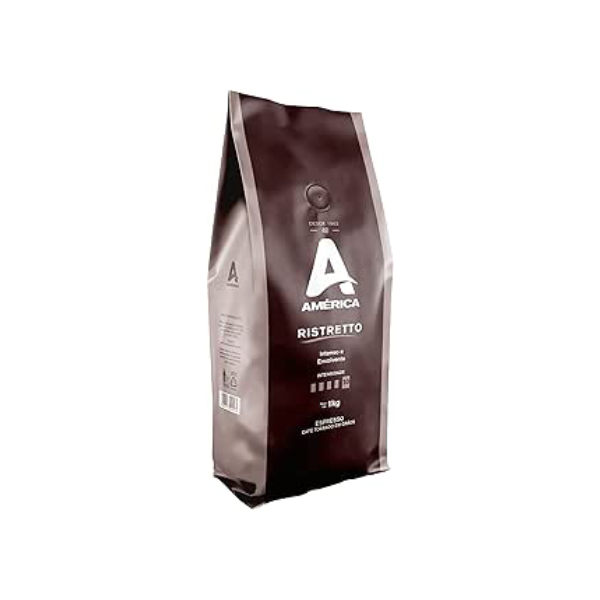América Café Torrado Em Grãos Ristretto 1 Kg