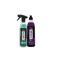 KIT V-FLOC SHAMPOO LAVAGEM EXTERNA + SINTRA FAST LIMPEZA INTERNA VONIXX