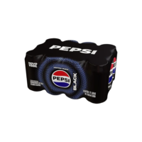 Refrigerante Pepsi Zero BLACK, Lata 350Ml Pack (12 Unidades)
