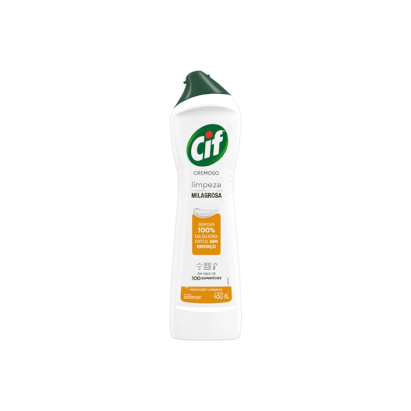 Cif Laranja - Higienizador Cremoso 450 Ml