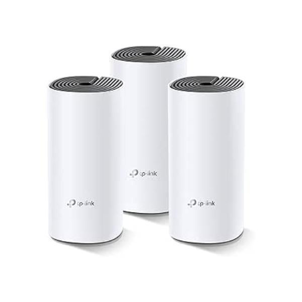 Kit 3 Roteadores Gigabit Wifi TP-Link Rede Mesh AC1200 Mbps Dual Band 2.4Ghz e 5.0Ghz 3 em 1 DECO M4