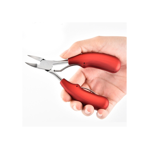 Alicate mola dupla De Cortar Unha Curvado Profissional Aço Inox. Similar 777, 722, mundial