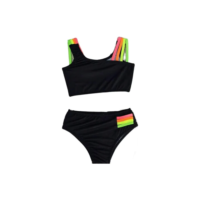 Conjunto Biquini Infantil Juvenil Forrado  2 Ao 16