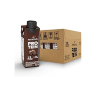 Emana Protein Bebida Proteica Sabor Cacau Sem açúcar - 12 Unidades de 250ml
