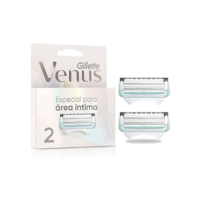 Gillette Venus Especial Para Área Íntima Carga para Aparelho de Depilação Recarregável com Barra Anti-irritação, Depilação Íntima
