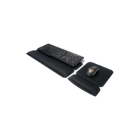 Kit Mousepad + Apoio Ergonômico Teclado Espuma Confortável