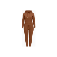 Conjunto Calça E Blusa Moletom Jogger Feminino Canguru Capuz