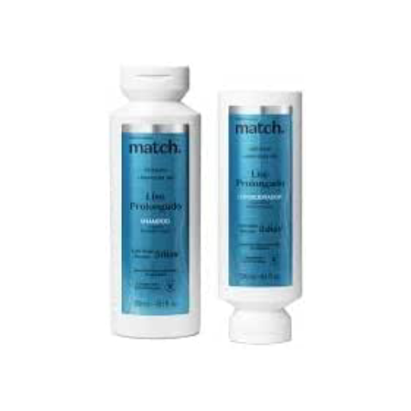 Kit Match Liso Prolongado: Shampoo 300ml + Condicionador 280ml