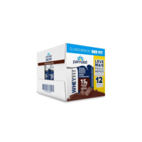 Parmalat WheyFit Pack Bebida Láctea Chocolate 15g de Proteína 250 Ml - 12 Unidades