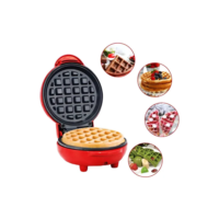 Mini Máquina De Fazer Waffle Panqueca Portátil Elétrica 110v