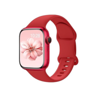 Pulseiras esportivas de silicone compatível com Apple Watch séries 9, 8, 7, 6, 5, 4, 3, 2 e 1 de 40 mm, 38 mm, 41 mm, 44 mm, 45 mm, 42 mm e 49 mm