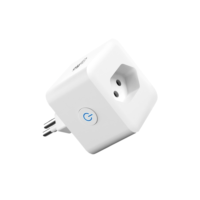 Plugue de Tomada Smart Bivolt, ELG, SHPT400, 10A, 1.600W, Controle pelo APP, Wi-Fi, Alexa e Google