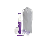 Philips Depilador Elétrico Feminino para Pelos Intimos, com Cabeças de Corte e Pentes, BRT383/15