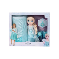 Boneca Disney Frozen Elsa Kit Com Fantasia Sapatos e Acessórios Tam. Único Multikids - BR2330