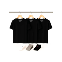 Kit 3 Camisetas Algodão Masculinas Sandrini Day + 6 Meias