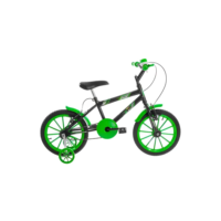 Bicicleta passeio infantil Ultra Bikes Bike Ultra Kids R16 - preto/verde