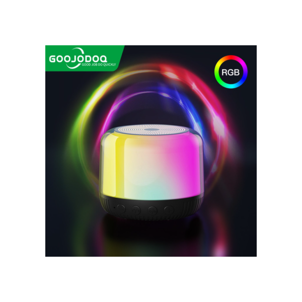 GOOJODOQ Caixinha de Som Charge 3 Mini Bluetooth Tws SD RBG Áudio Portátil