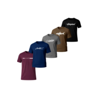 Kit 5 Camisetas Dry Fit Estampado Sk Clothing