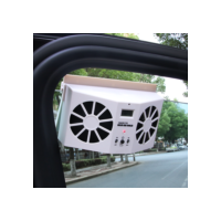 Ventilador Exaustor Solar Para Carro/Radiador De Circulação De Ventilação Sem Fio