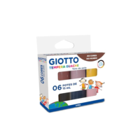 GIOTTO Tinta Tempera Guache, Tons de Pele, 6 Potes de 15ml