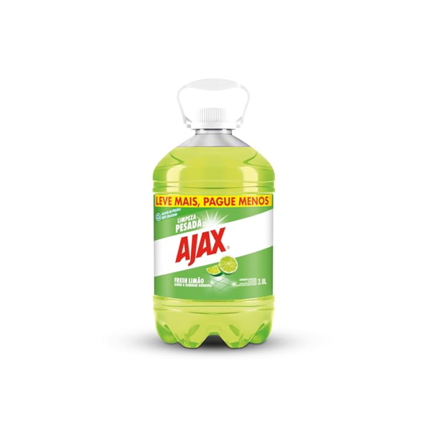 Limpador Ajax Fresh Lemon 3,8L Tamanho Família