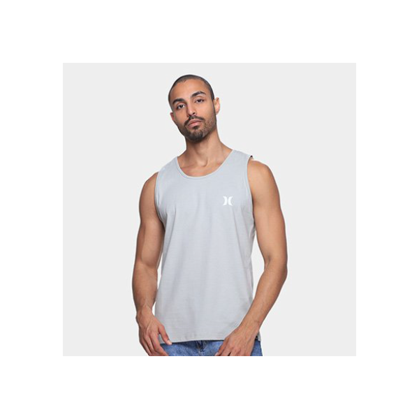 Regata Hurley Icon P.E Masculina - Cinza