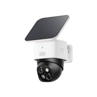 eufy Câmera S340 por anker, dupla Câmera De Segurança Wi-Fi Externa, 360º, Solar Sem Fio, Até 4K, Trabalha com Alexa, Sem Taxa Mensal, Compatível HomeBase S380, Armazenamento Local