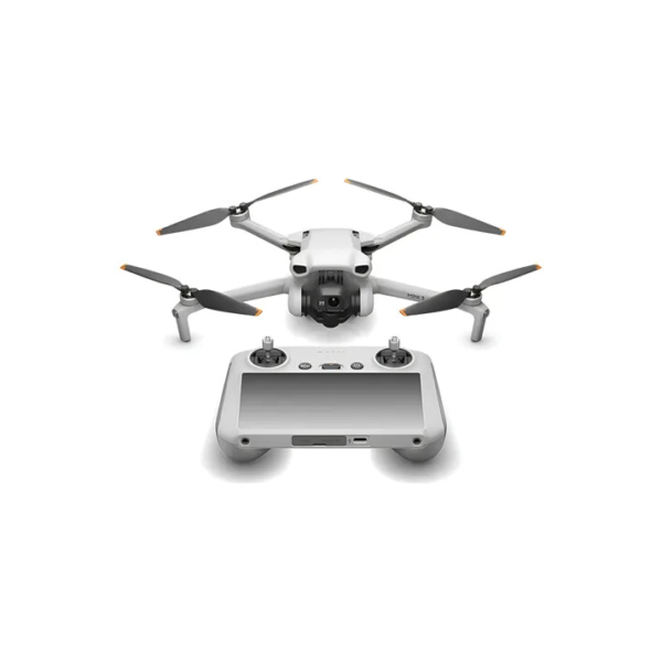 Drone Dji Mini 3 (dji Rc) + Fly More Combo Com Tela - Dji033 Cinza