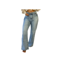 Calça Jeans Wide Leg Moda Feminina Premium Promoção Limitada