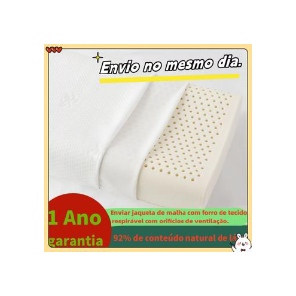 Kit 2 travesseiro de latex natural - ltx sleep