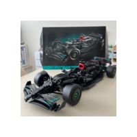 F1 w14 e técnico compatível 42171 1:8 conjuntos 1642 pçs desempenho blocos de construção super carro corrida montagem modelo brinquedos para o presente do menino