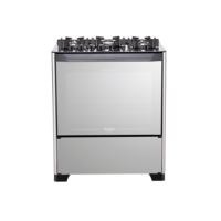 Fogão 5 bocas Dako Magister Style com Mesa de Vidro e Tripla Chama - Bivolt