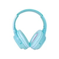 Fone De Ouvido Bluetooth 5.3 Headphone Sem Fio Fone Corrida Academia Com Cancelamento de Ruído On-ear Dobrável Qualidade PREMIUM Appari (Azul Celeste)