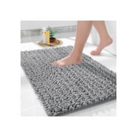 Tapete Banheiro 38x58cm Antiderrapante Bolinha Macarrão lavabo casa felpudo box absorvente água